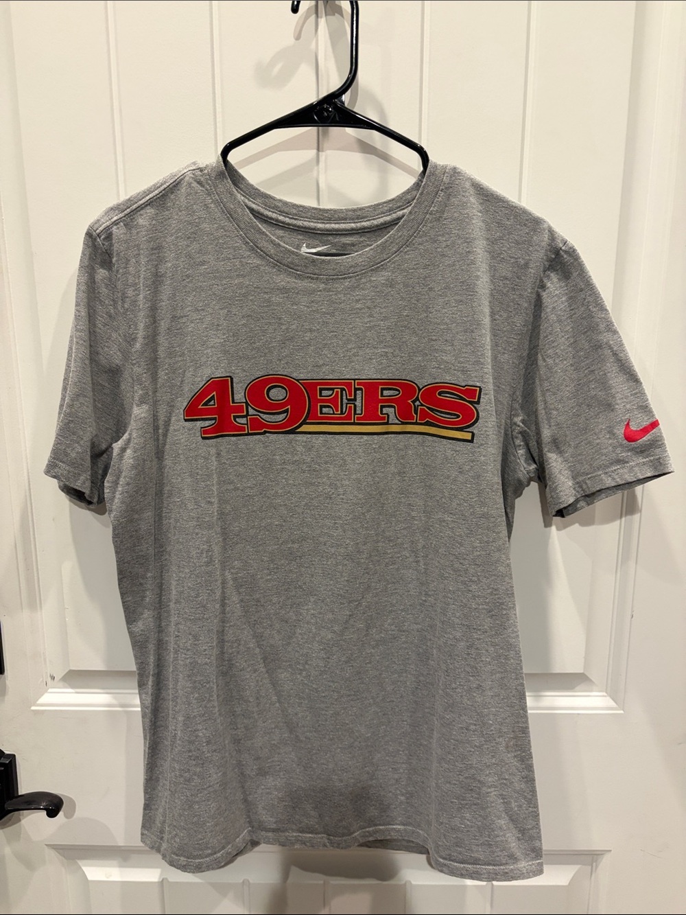 Nike Gray 49ERS Logo Short Sleeve Tee
